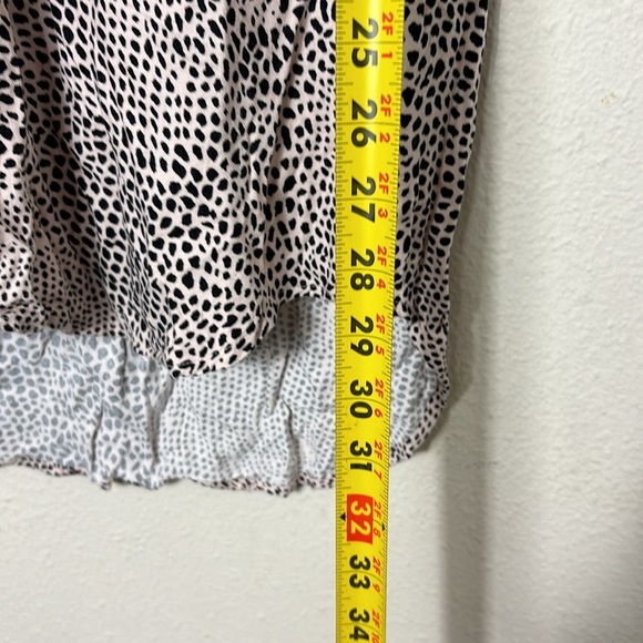 Anthropologie Cloth & Stone Leopard Cheetah Animal Print Dress size XS - Picture 7 of 8